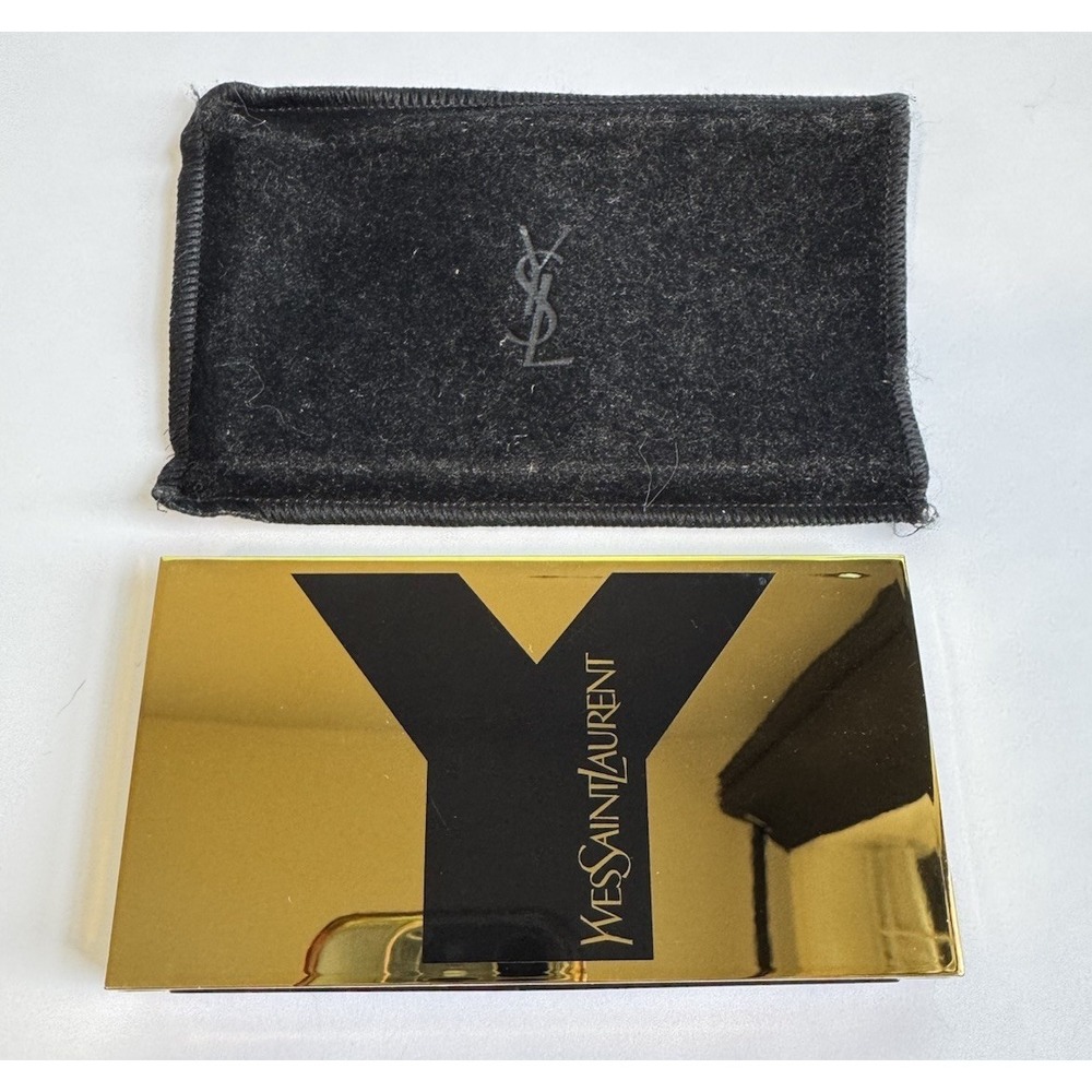 YSL Compact Mirror with Black Cover